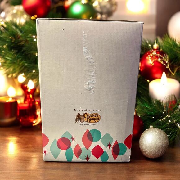 Snowman Tree Topper w Box-Vintage Cracker Barrel Exclusive-Christmas-Holiday - Picture 6 of 7